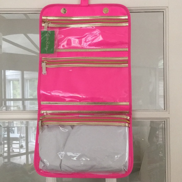 Lilly Pulitzer Colorful Travel Bag - Pink, Blue, Green - Picture 2 of 5
